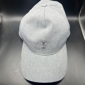Chubbies Performance Snapback Hat Cap Gray‎ Pineapple Adjustable Men Preppy